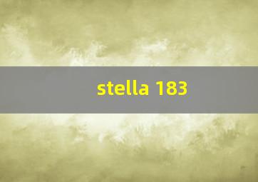 stella 183